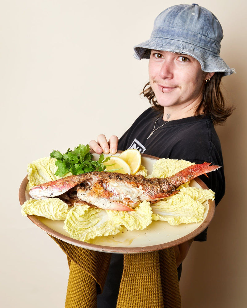 On Grilling Fish in the Early Morning